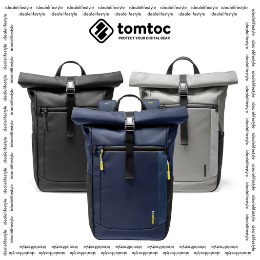 Tomtoc Navigator-T61 Rolltop Backpack 25L to 30L