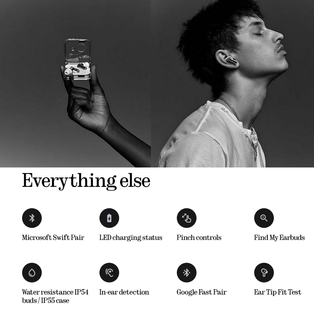 Nothing Ear 2024 Wireless Earbuds Active Noise Cancellation