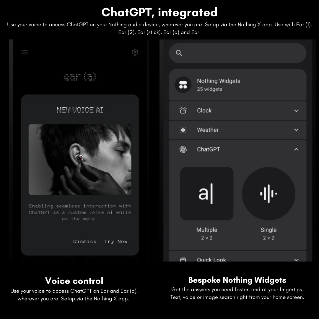 Nothing Ear 2024 Wireless Earbuds Active Noise Cancellation