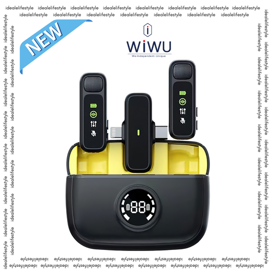 WIWU Wireless mini microphone lighting+type-c Wi-WM003