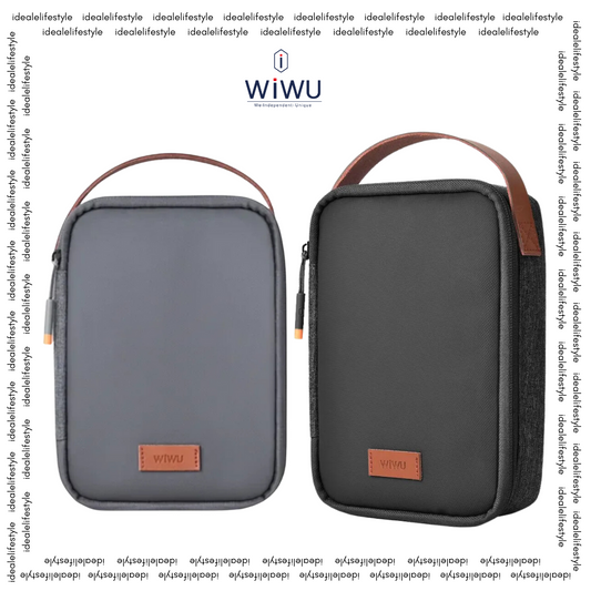 WiWU Minimalist Electronics Organizer Pouch for MacBook Accessories & Travel