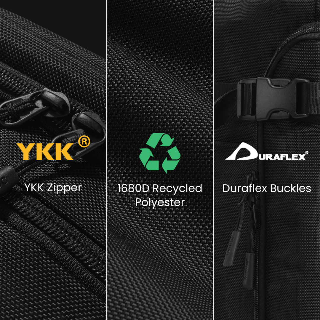 TOMTOC Navigator T67 Travel Backpack 38L Flight Approved Flight Suitcase Backpack Water Resistant 17.3 Inch Laptop Bag