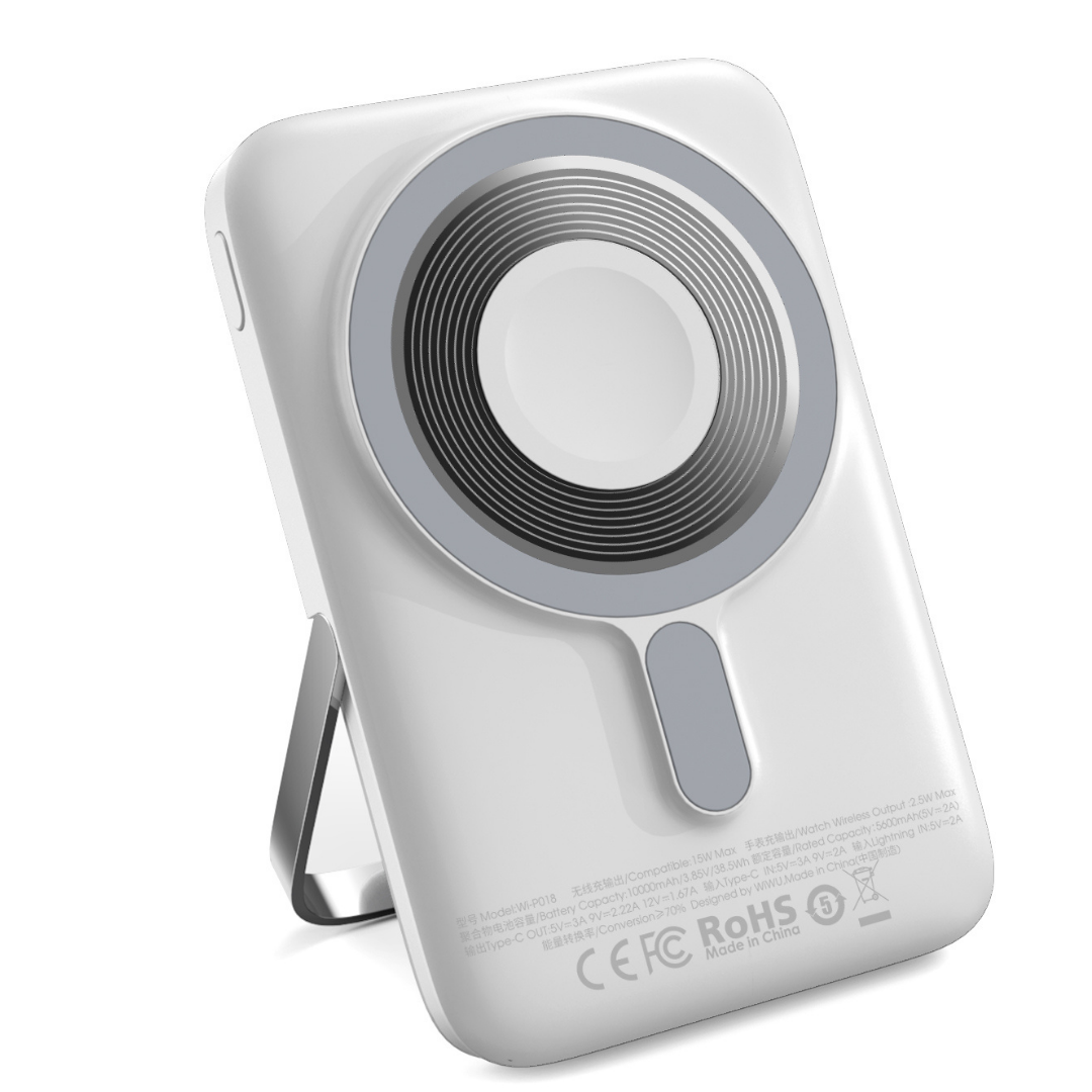 WIWU Wi-P018 10000mAh Magnetic Wireless Power Bank PD20W, CCC Certified