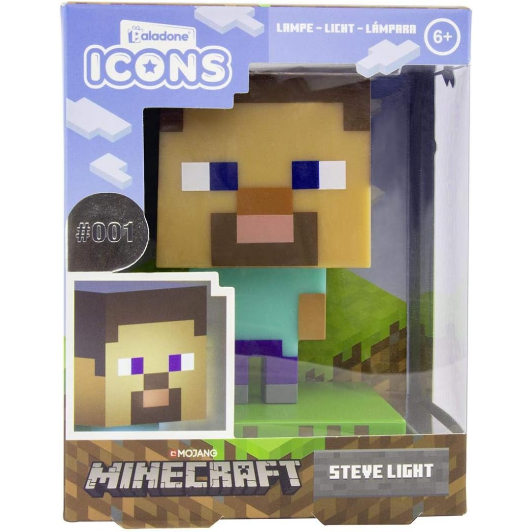 Paladone Minecraft Steve Icon Light V2 (#001)