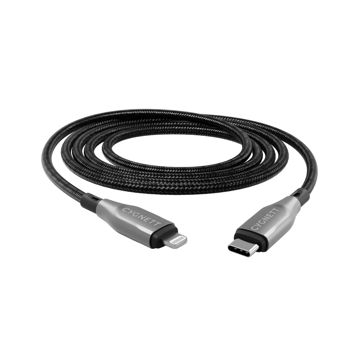 CYGNETT Armoured Lightning To USB-C Cable