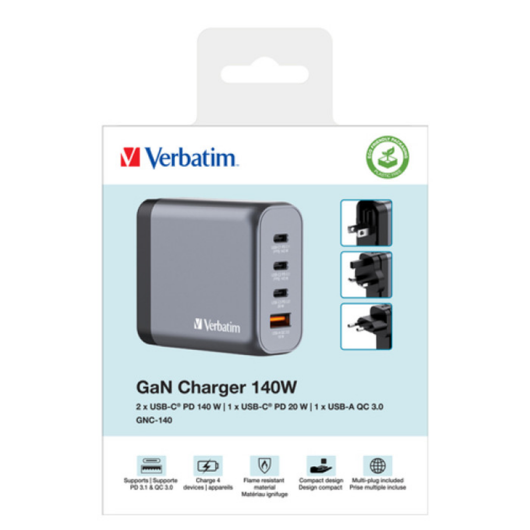 Verbatim GNC-140 GaN Charger 140W