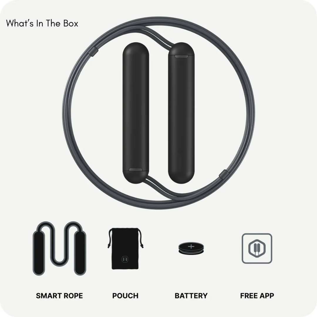 Particula GoJump Smart Jump Rope | Professional AI Fitness Skipping Rope | Precision 5-Jump/Sec Tracking | Bluetooth App & Apple Watch Support | Adjustable Length & Offline Memory - Shop Now!