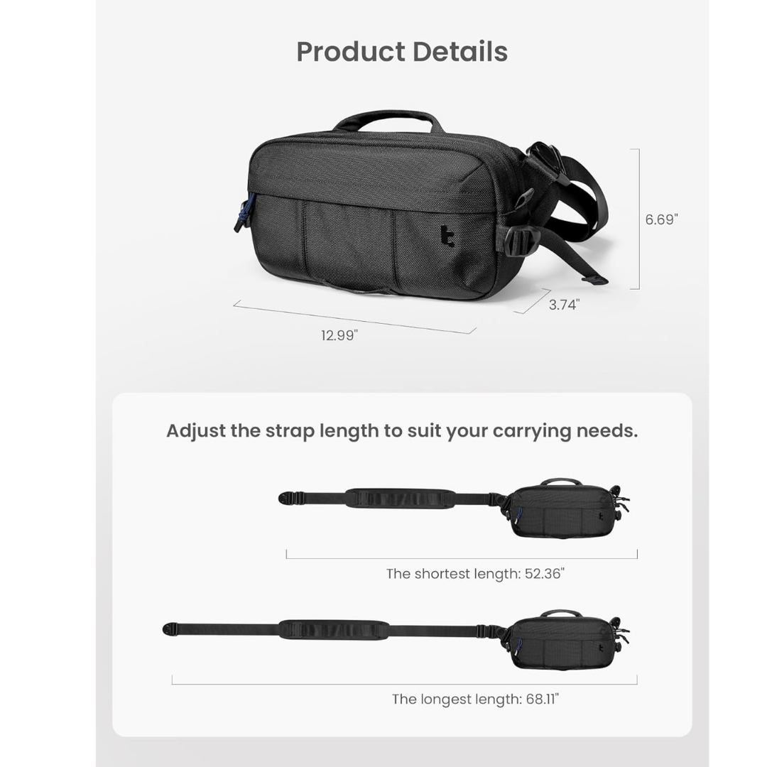Tomtoc Wander-T26 5.5L Sling Bag
