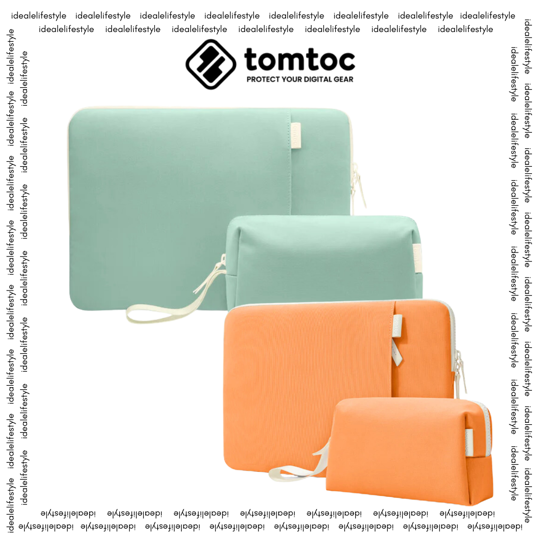 tomtoc Lady Laptop Sleeve for 14-inch MacBook Pro M1 Pro/Max 14-Inch, Green