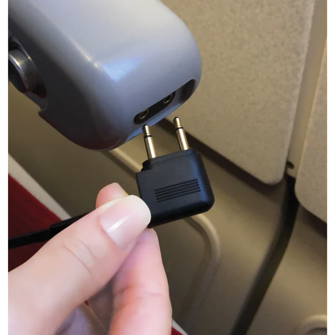 Travelmall Dual 3.5mm Airplane Headphone Adapter