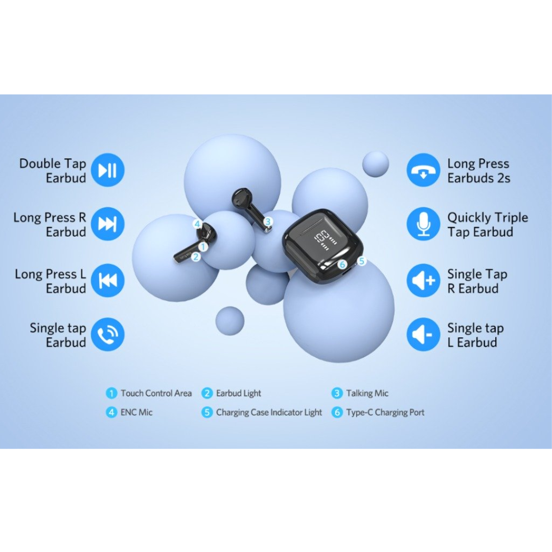 Earfun Air Lite ENC Noise Canceling True Wireless Earphones