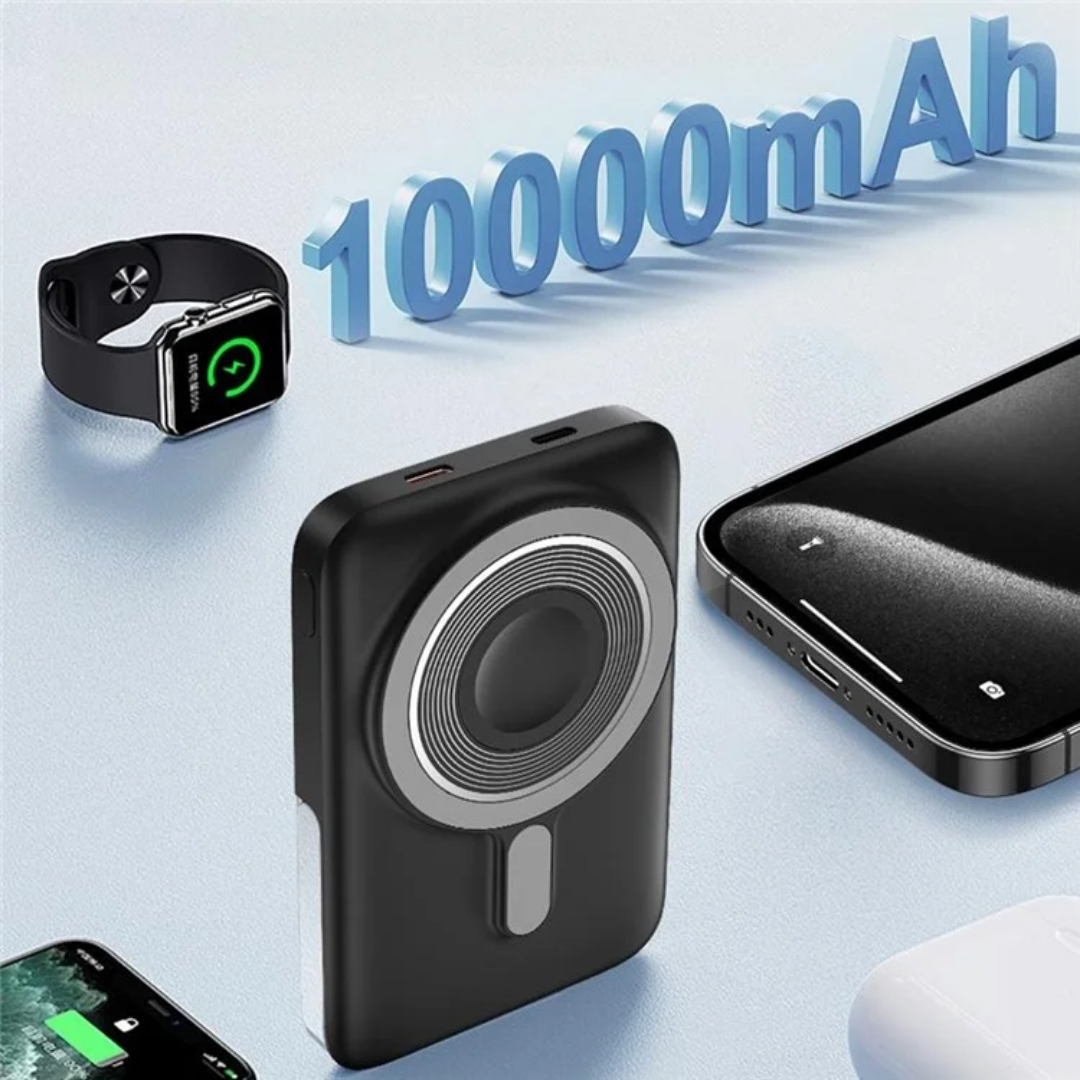 WIWU Wi-P018 10000mAh Magnetic Wireless Power Bank PD20W, CCC Certified