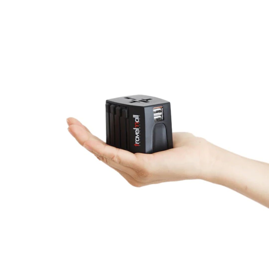 Travelmall Dual USB Worldwide Travel Adaptor Set