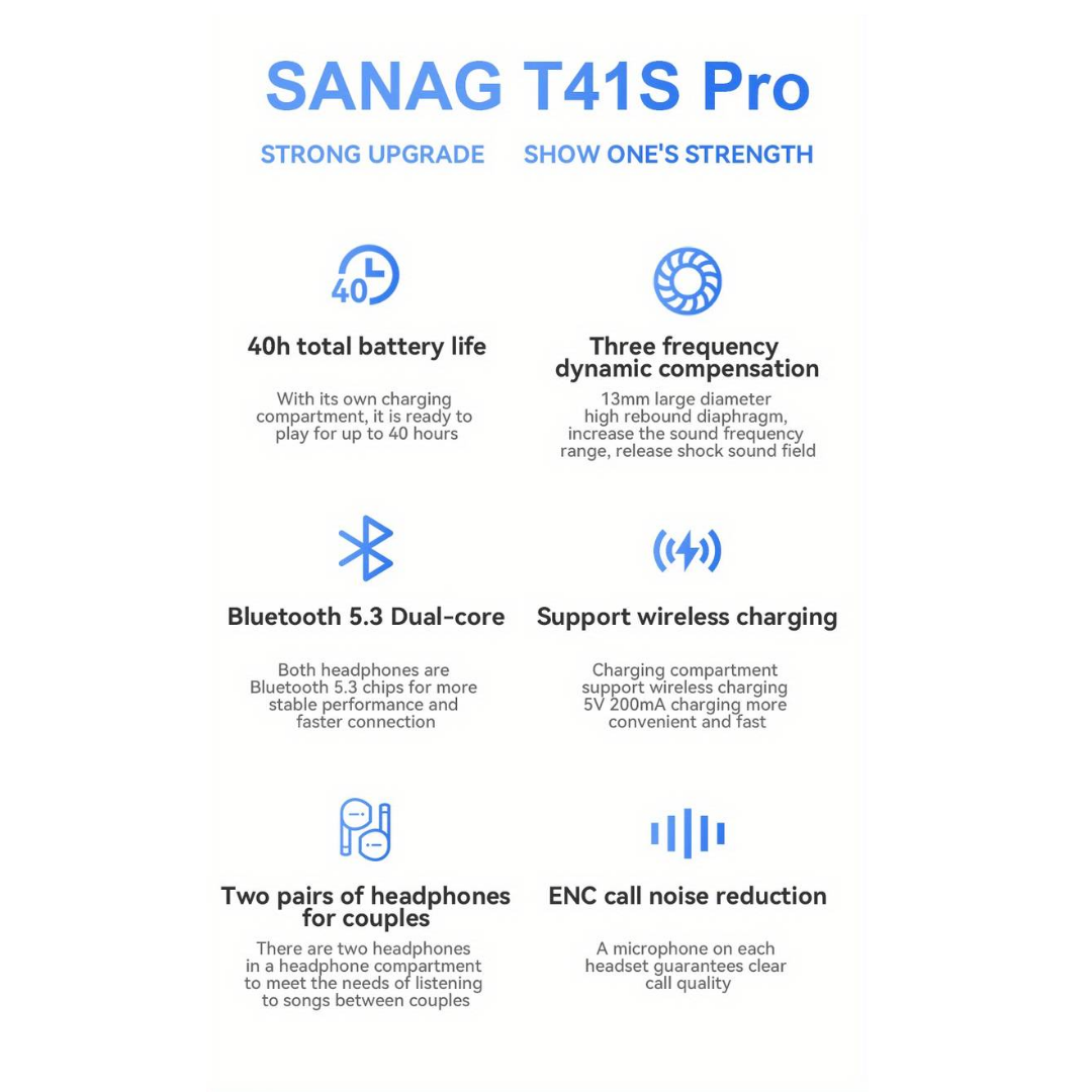 Sanag Couple T41s Pro Headphones