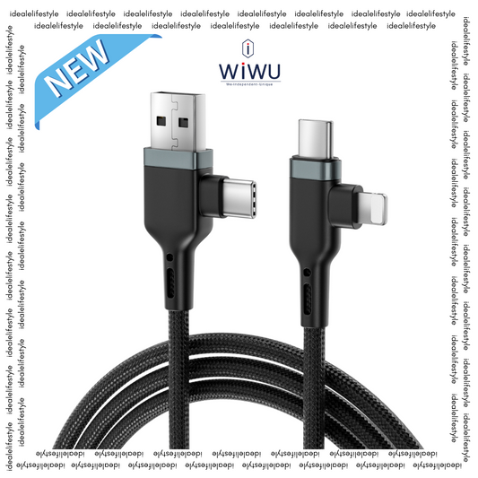 WiWU Platinum 4 in 1 1.2M C to C Cable Fast Charging (100W)