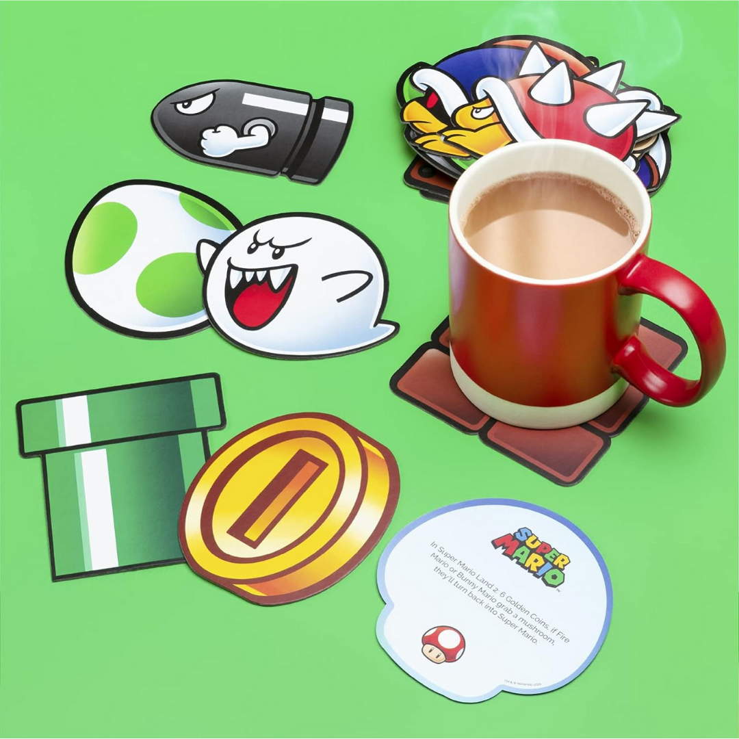 Paladone Super Mario Fun Fact Coasters