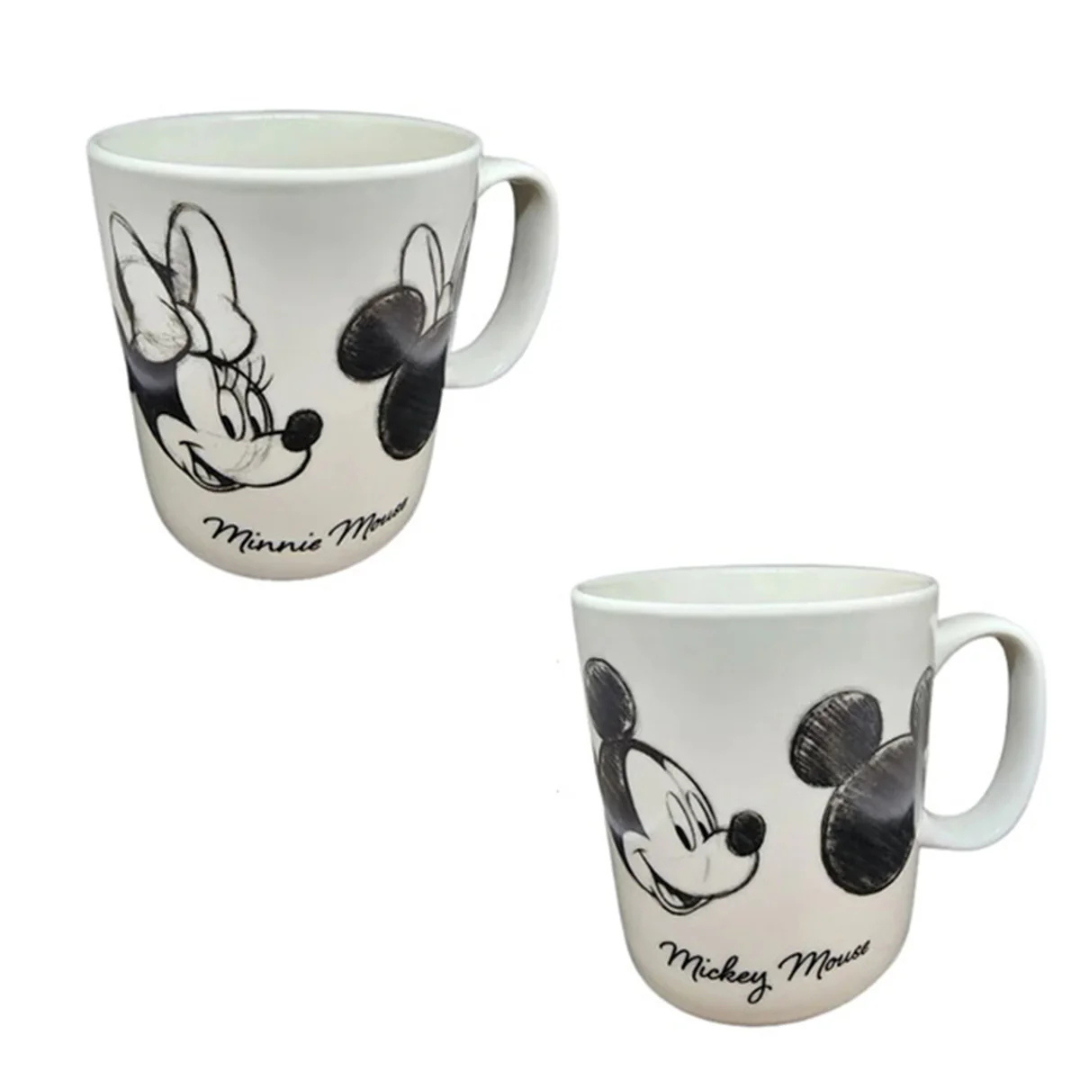 Official Disney Mickey and Minnie Mouse Set of 2 Mugs | Ceramic Couple’s Coffee Cup Gift Set | Mr & Mrs Anniversary & Housewarming Gift | Microwave & Dishwasher Safe - Shop Now!