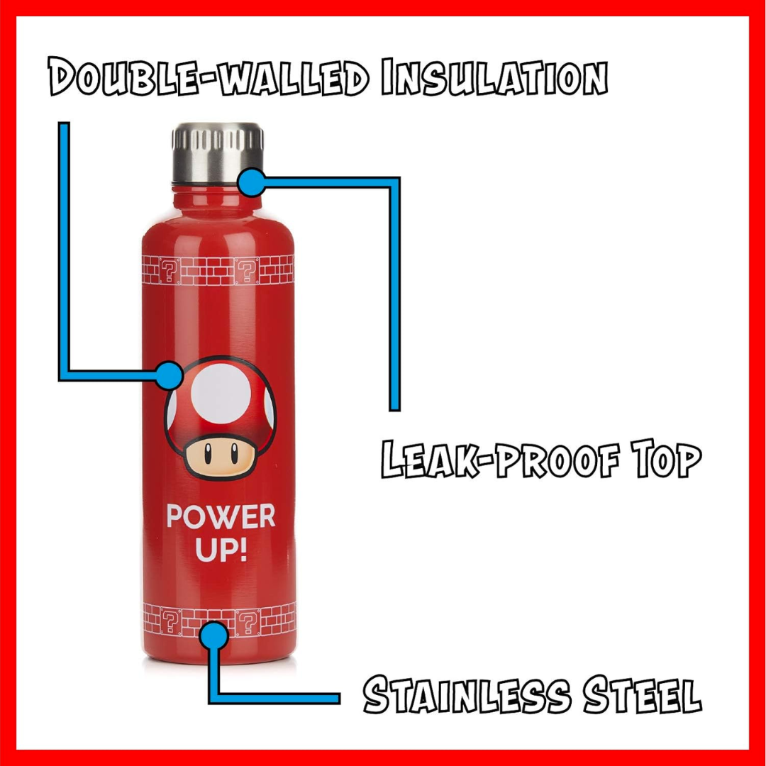 Paladone Super Mario Big Up Water Bottle