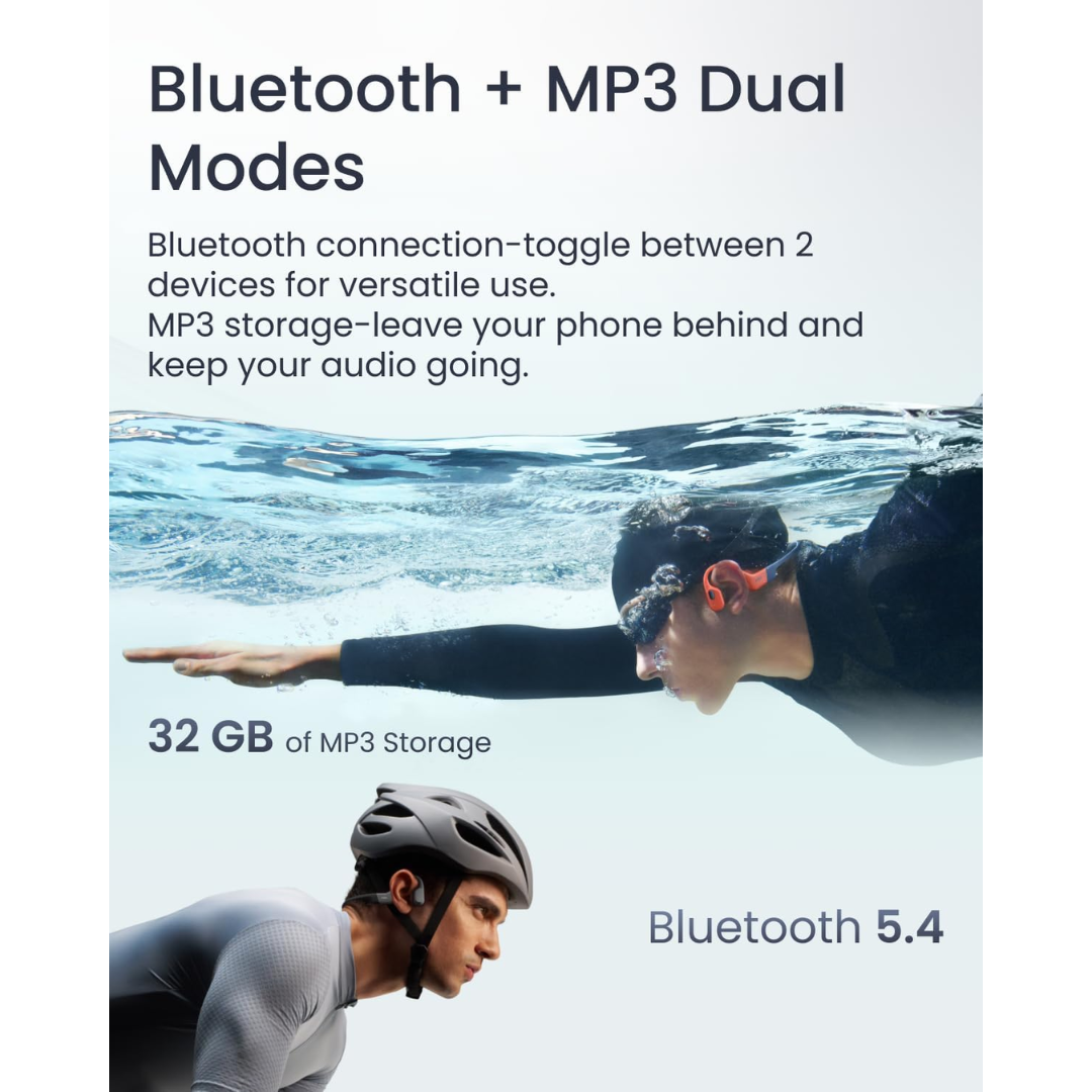 SHOKZ OpenSwim Pro - Open-Ear Bluetooth Headphones