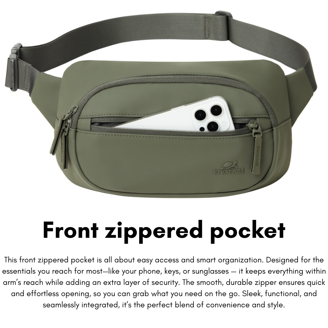 RIVACASE 7812 Eden-ECO Sling Bag crossbody style – adjustable fit