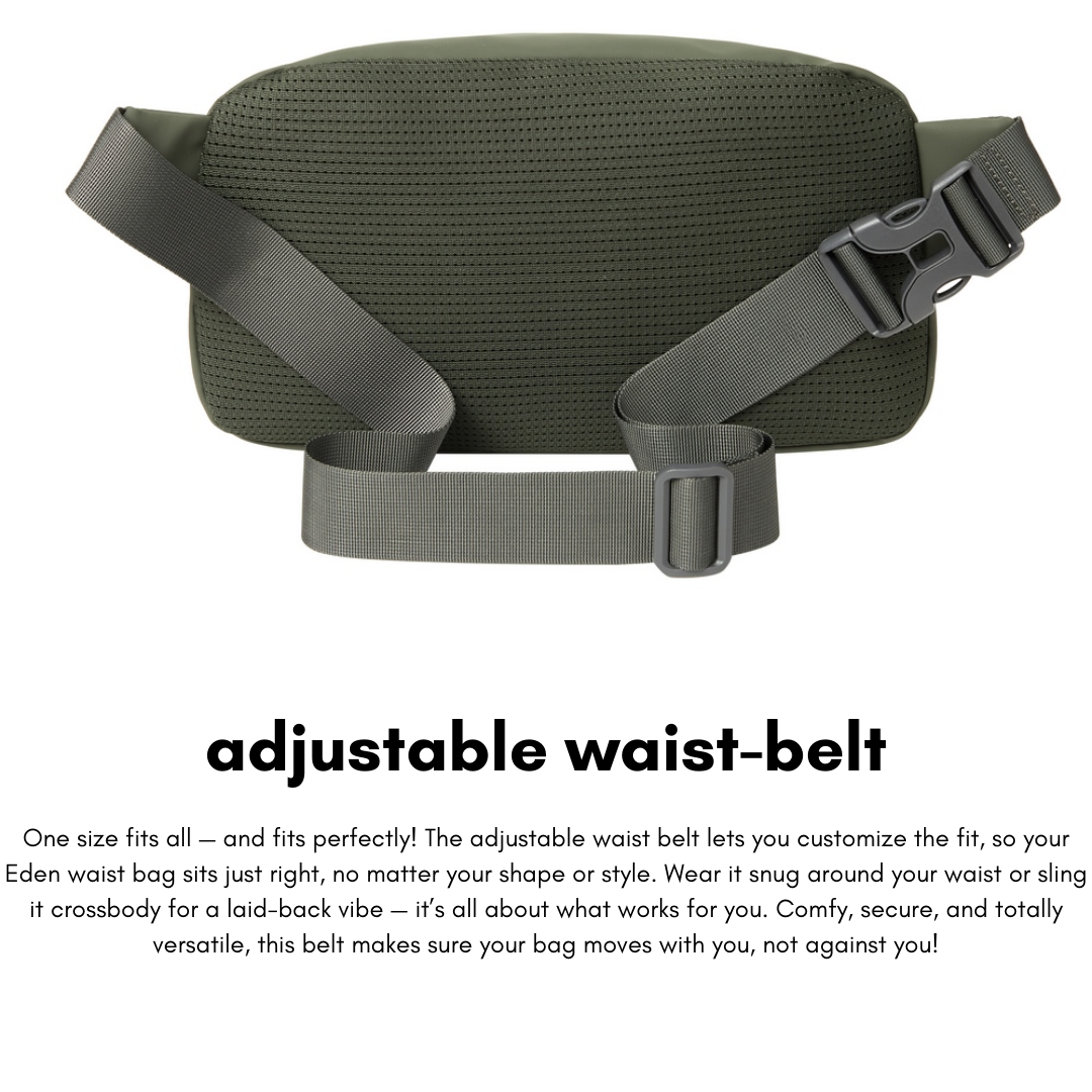 RIVACASE 7812 Eden-ECO Sling Bag crossbody style – adjustable fit