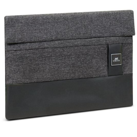 RIVACASE Lantau 8803 laptop sleeve 13.3–14 inch – melange grey front view