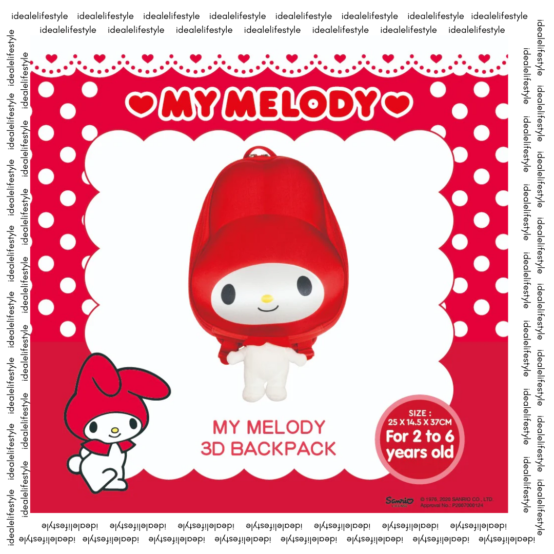 My Melody 3D Kid's Backpack (Official Licensed)