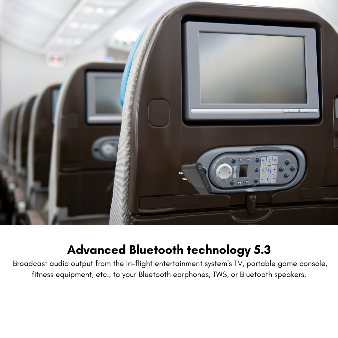 Travelmall 2-IN-1 Pro Headphone-Jack Bluetooth Adapter