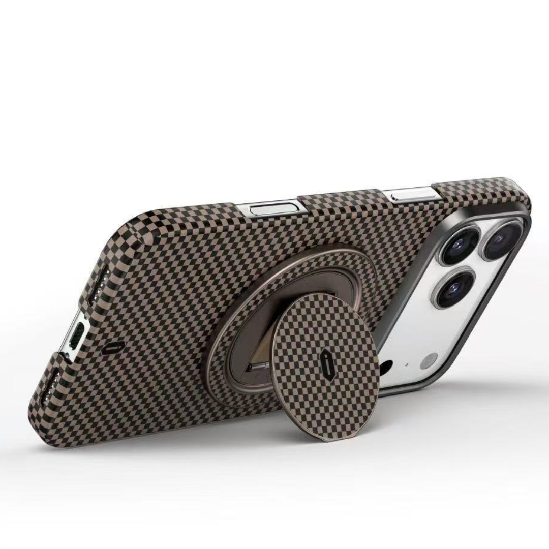 Aramid fiber phone holder for MagSafe cases