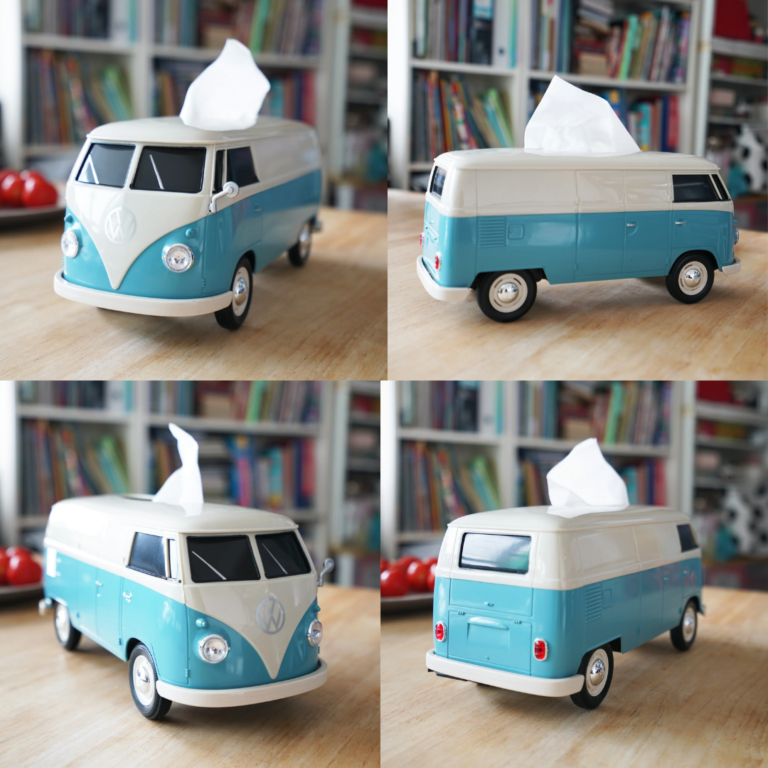 Travelmall x Volkswagen Classic Red Two Tone VW T1 Bus Multi-functional Box