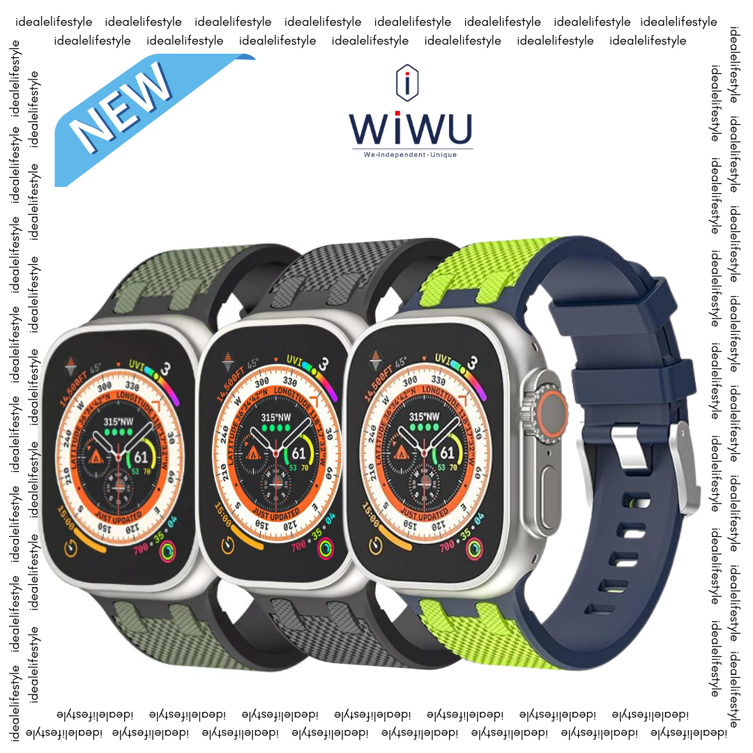 WiWU Wi-WB015 Kylin Silicon Watch Band for iWatch 44 / 45 / 49mm