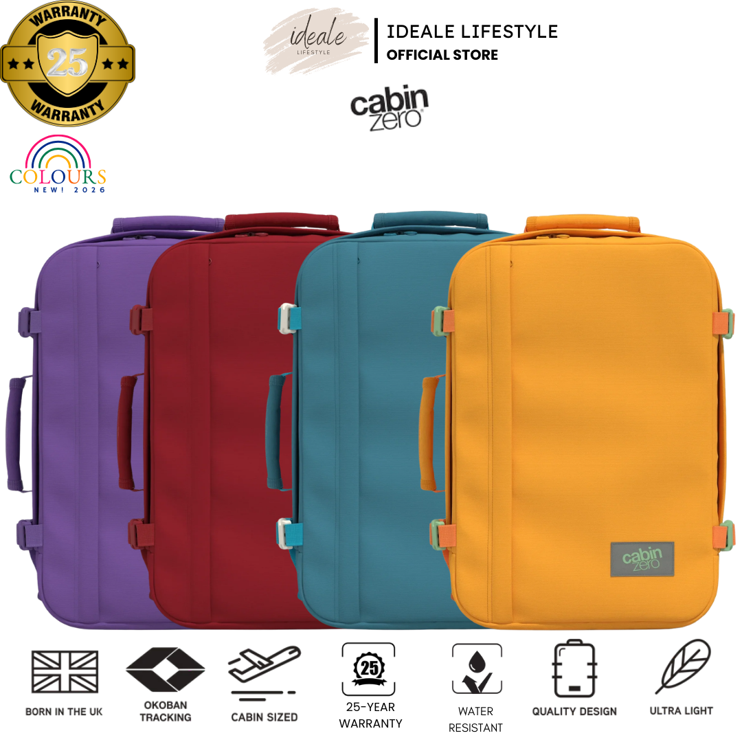 CabinZero Classic 28L Travel Cabin Bag – Lightweight & Compact