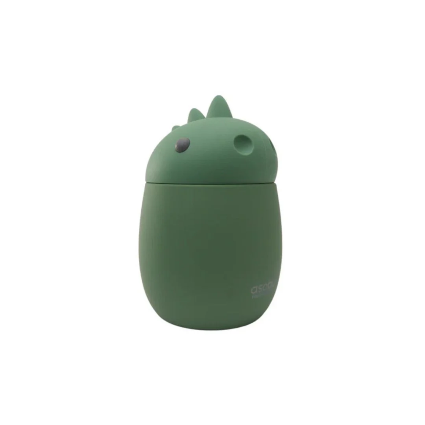 Asobu Bestie vacuum insulated stainless steel food container with dinosaur character design, 600ml, perfect for kids’ lunches, snacks, and travel meals.