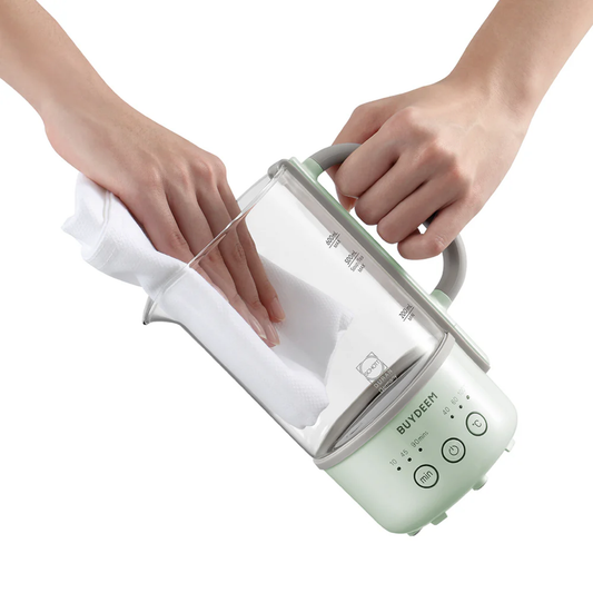 Buydeem Mini Health Pot Kettle Cooker – easy to clean high borosilicate glass with ergonomic handle