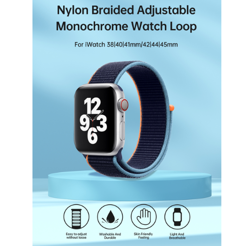 Devia Deluxe Series Sport Loop Band Compatible with Apple Watch Band 49mm 45mm 44mm 42mm 41mm 40mm 38mm
