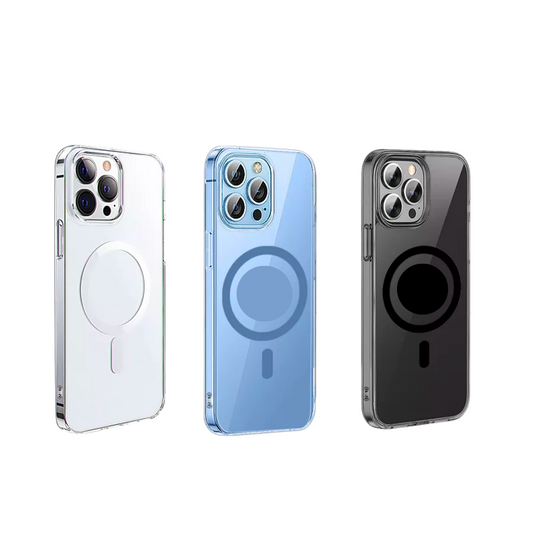 WIWU TRANSPARENT MAGNETIC PHONE CASE FOR IP14 SERIES