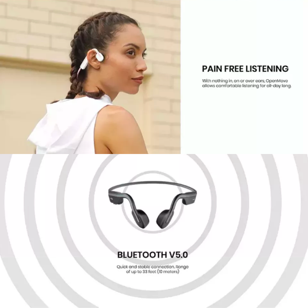 Shokz OpenMove Bone Conduction Headphones