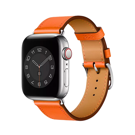 WIWU Attelage Genuine Leather Watch Band for Apple Watch 38/40/41/42/44/45 – Premium Strap Replacement