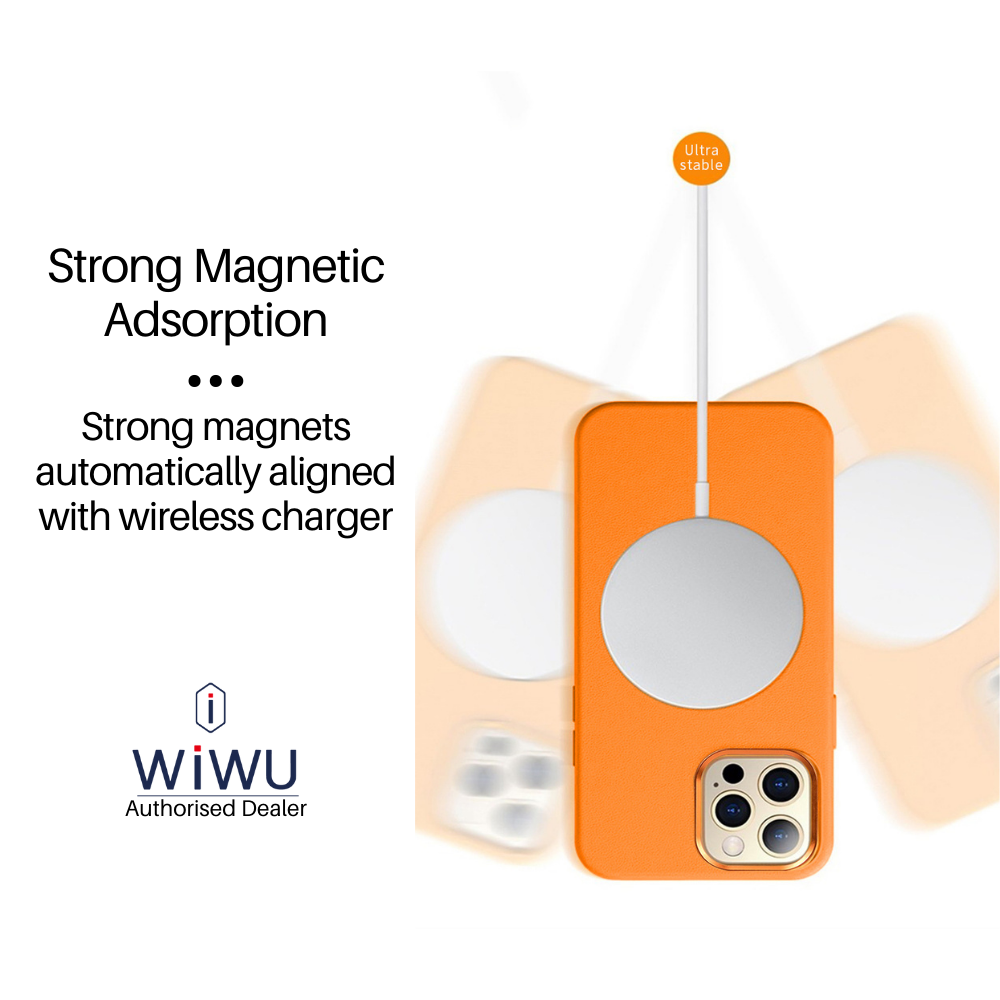 WiWU Magsafe Magnetic Leather iPhone 13/13Pro/13Pro Max Case