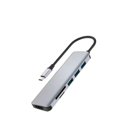 WiWU 731HC Type C 7 in 1 Adapter