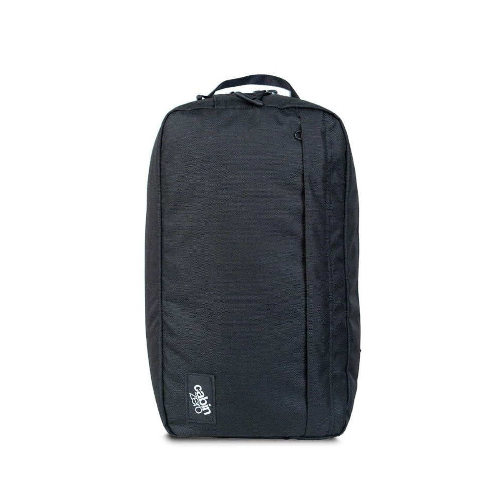CabinZero Classic Cross Body 11L Companion Bag in black – RFID protection, water-resistant, ideal for daily commutes and travel
