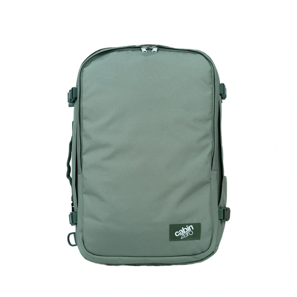 CabinZero Classic Pro 42L Travel Cabin Bag in Georgian Khaki, ideal for carry-on and travel use