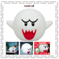 Super Mario “Boo” SquishyGlo rechargeable silicone light, 14 cm soft squishy design with multiple brightness levels and auto‑off timer.