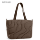 TOMTOC Terra T38 Puffy Tote Bag 10L 13.5L Soft Protective Laptop Shoulder Bag Briefcase for MacBook Pro Air 14 16 Inch