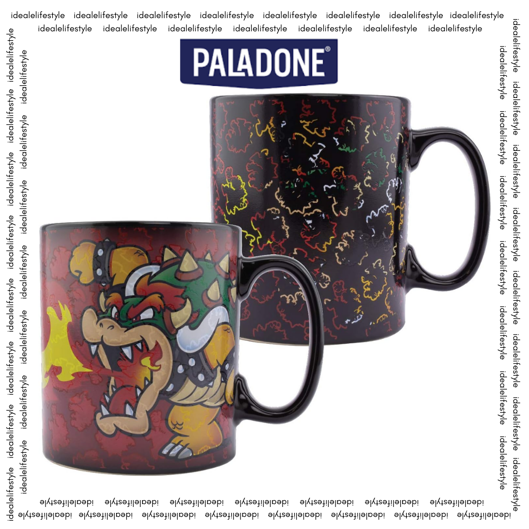 Paladone Mario Bowser Heat Change XL Mug