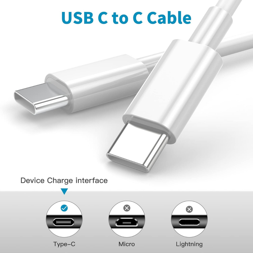 COTECi USB-C TO USB-C  TPE FAST CHARGING CABLE- 1M
