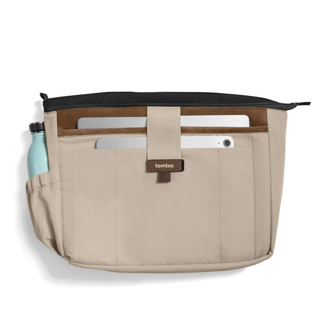 TOMTOC Terra T38 Puffy Tote Bag 10L 13.5L Soft Protective Laptop Shoulder Bag Briefcase for MacBook Pro Air 14 16 Inch