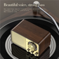 ONEDER JY-66 Retro Wooden Wireless Bluetooth 5.0 Speaker Super Bass Subwoofer FM Radio Support TF Card U Disk Aux In