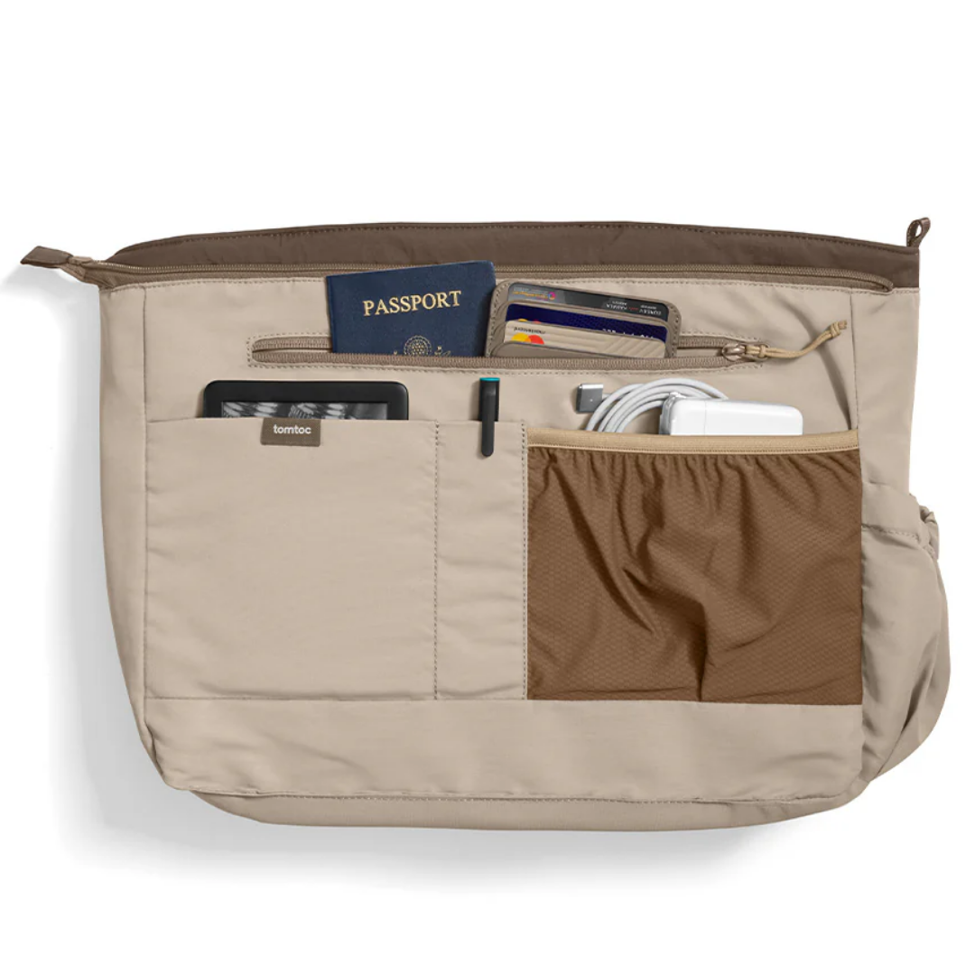 TOMTOC Terra T38 Puffy Tote Bag 10L 13.5L Soft Protective Laptop Shoulder Bag Briefcase for MacBook Pro Air 14 16 Inch