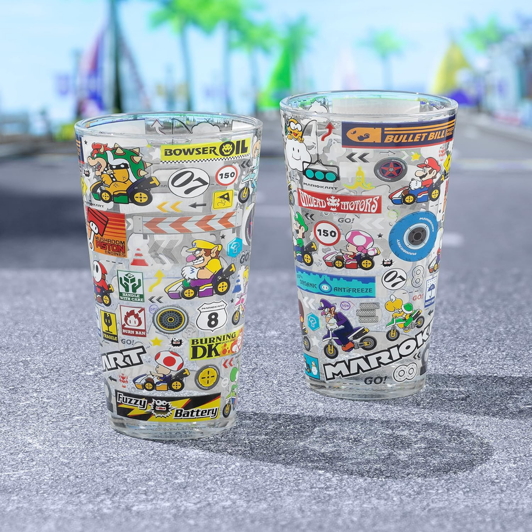 Paladone Mario Kart Glass (2021 New Collection)